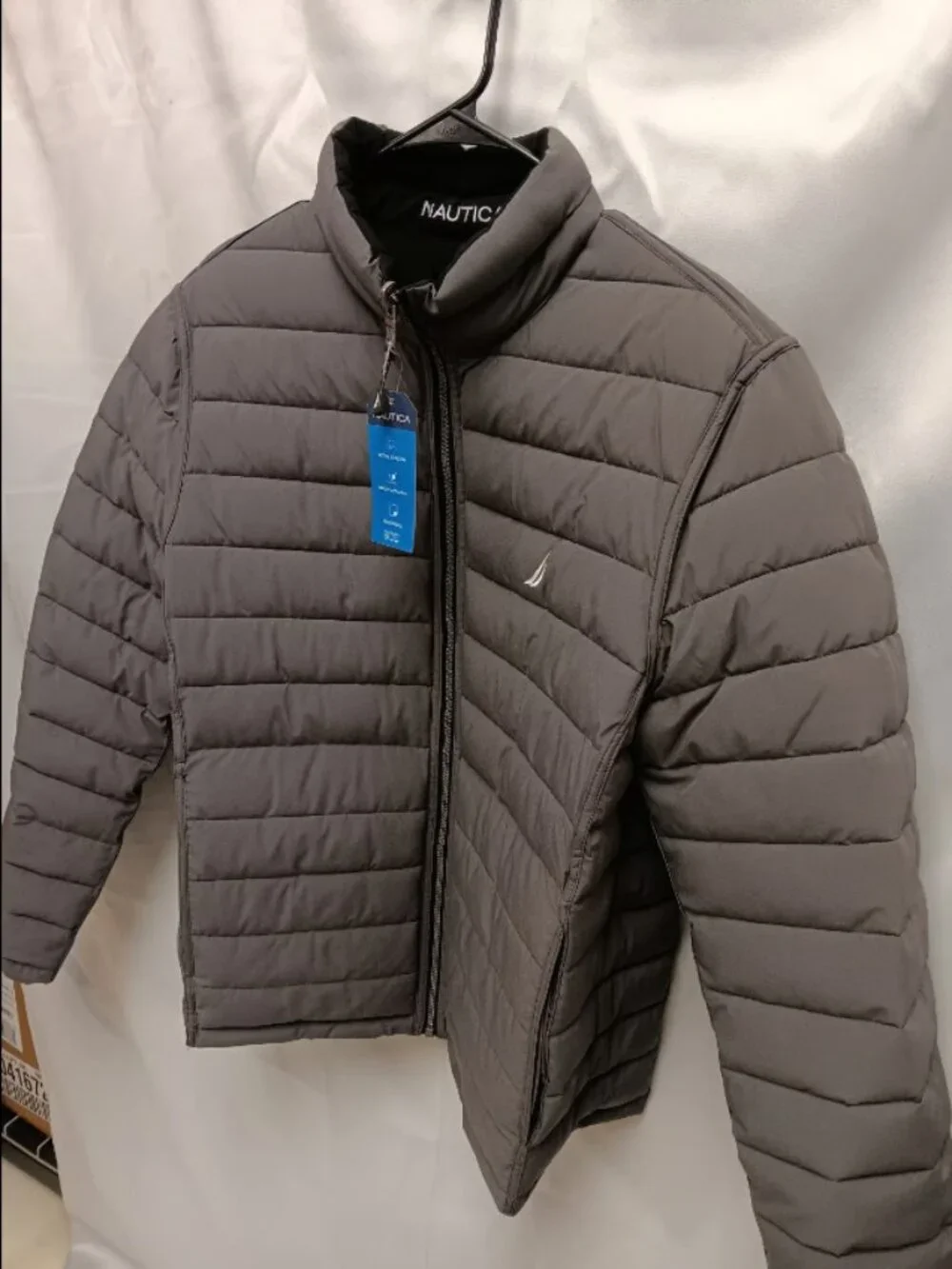 Mens Nautica Reversable Black Puffer Jacket NWT Size Large ORG $250